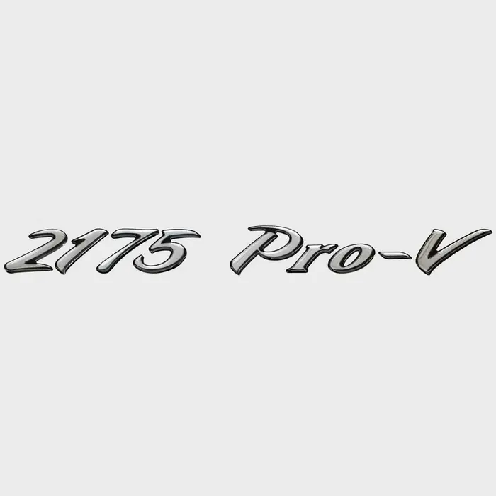 Lund Boat Raised Brand Decal 2201811 | 2175 Pro-V Black Silver 17 Inch Best Seller