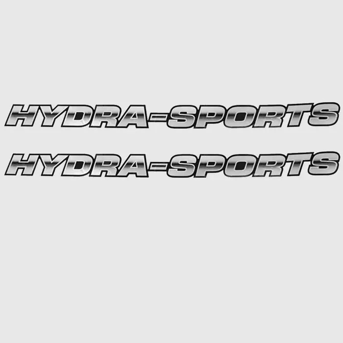Hydra-Sports Boat Decals | 44 x 3 Inch Gray Black Gradient (Pair) Hassle-Free Returns