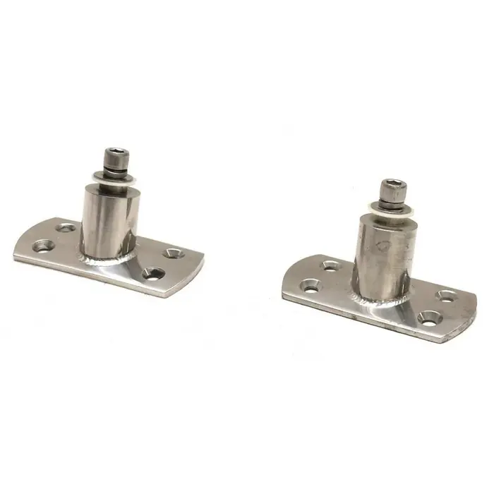 Free Returns Cobalt Boat Wakeboard Tower Mounts | 70 Degree Stainless Steel (Pair)