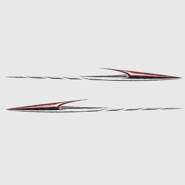 Direct From Manufacturer Glastron Boat Graphic Hull Decals | 2009 MX Sticker (Set of 2)