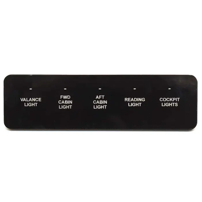 Price Cut Cobalt Boat Light Button Panel 415407 | A36 Black Acrylic