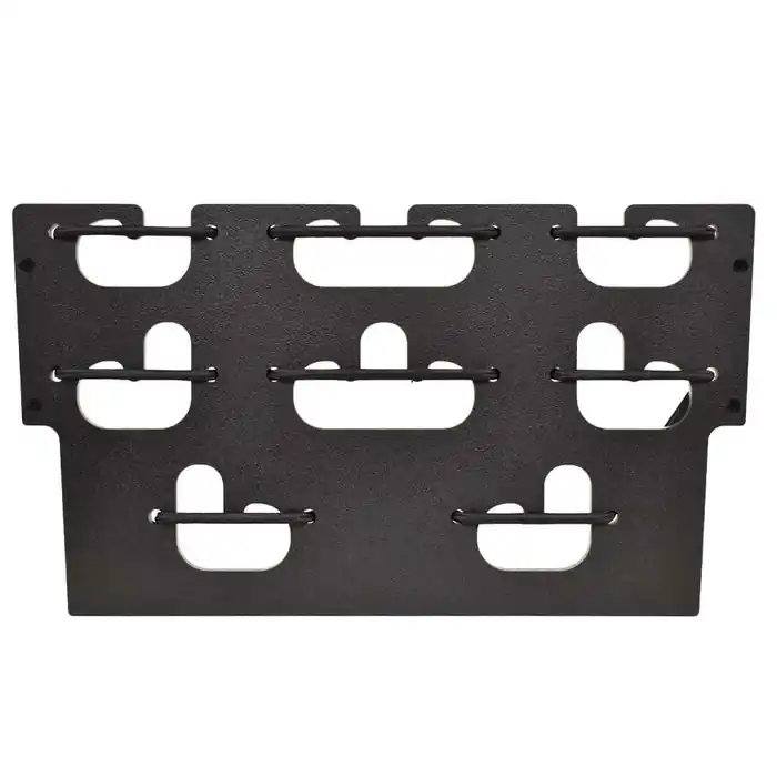 While Supplies Last Ranger Boat Fishing Rod Holder Panel 245158 | Black Starboard Textured