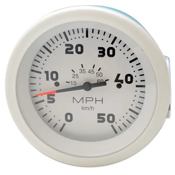 Best Price Teleflex Boat Speedometer Gauge 61794 | 3 1/4 Inch White