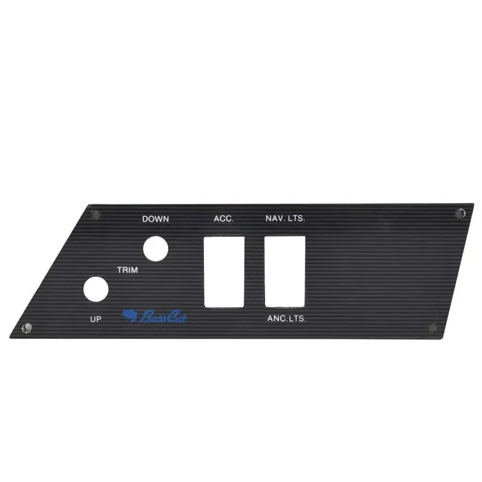 Bass Cat Boat Blank Switch Panel | Trim/Lights Striped Shop Now