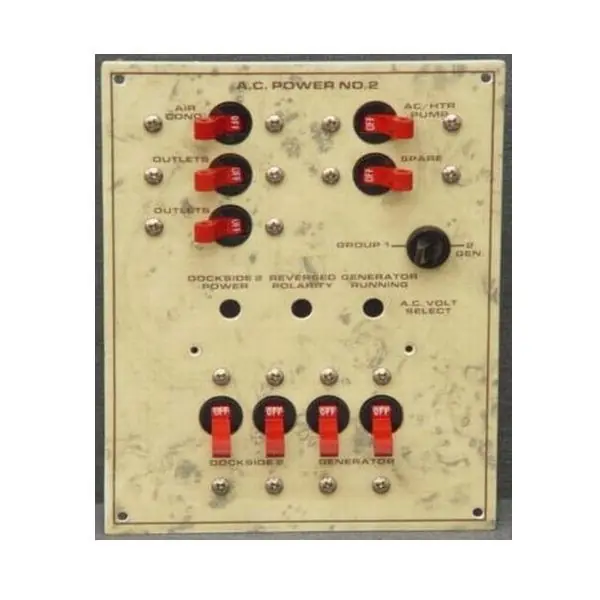 Latest Cruisers Yachts Boat Generator Breaker Panel w/ Carling Switches