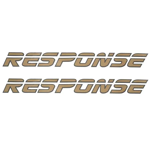 Malibu Boat Model Decals | Response TXI Gold/Charcoal (Pair) Buy Today