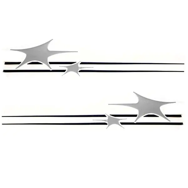 Premium MasterCraft Boat Raised Graphic Decals 758081 | ProStar Black (2 PC)