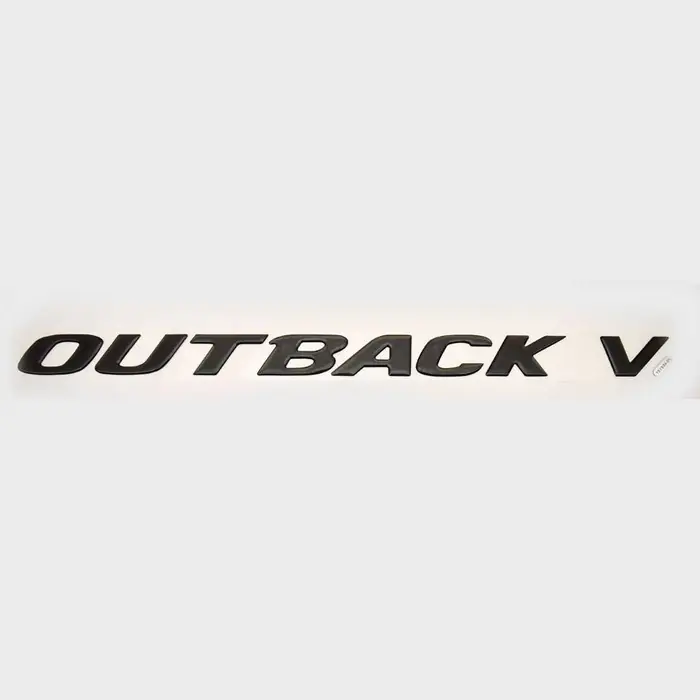 Moomba Boat Raised Model Decal 114189 | Outback V Black Sticker Fresh Stock
