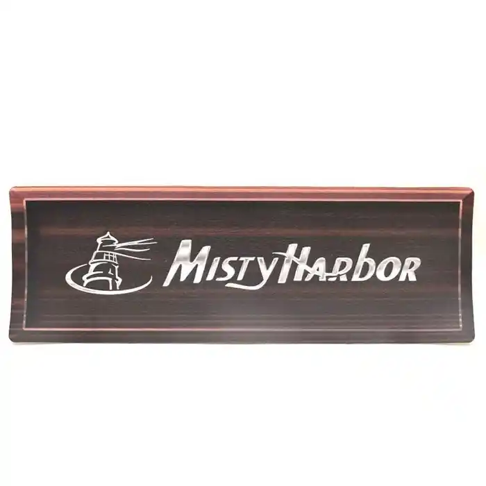 Luxury Misty Harbor Pontoon Boat Non-Skid Mat MIS002030-1 | 25 3/8 Inch Mahogany