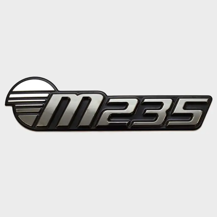 Hot Deal Malibu Boat Raised Decal 5992905 | M235 Black Metallic Silver 9 Inch