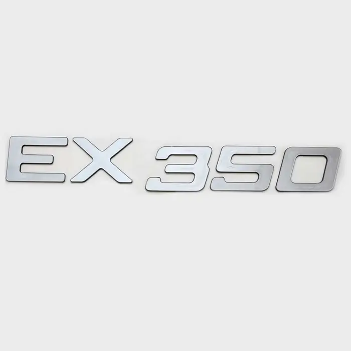 Affordable Rinker Boat Raised Decal 2190197 | EX 350 Silver 12 1/2 x 1 3/4 Inch