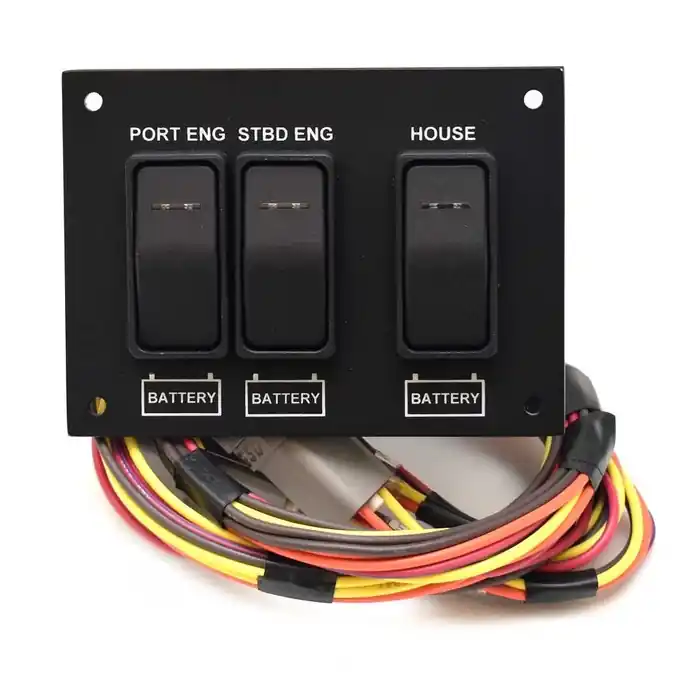 Wholesale Sea Ray Boat Battery Switch Panel 2264632 | Dual Engine 4 3/4 Inch