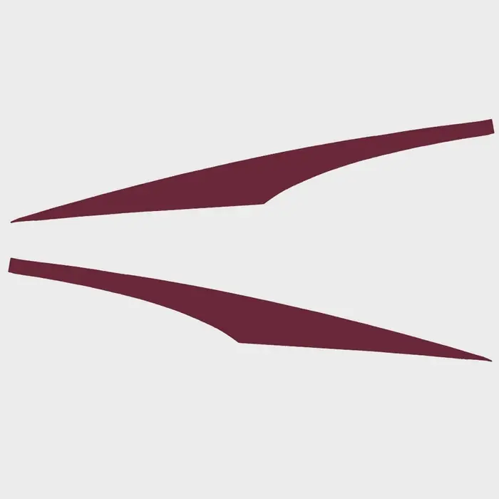 Tahoe Boat Graphic Decals 185916 / 185917 | Burgundy Stickers (Set of 2) Money Back Guarantee