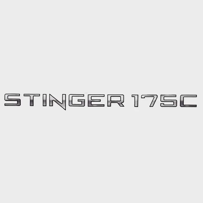 Holiday Sale Lowe Boat Decal 2295778 | Stinger 175C 31 1/4 x 2 Inch Gray Black