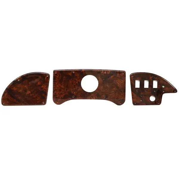Professional Grade Godfrey Boat Blank Dash Panels 237187 | Tuscany Woodgrain (Set of 3)