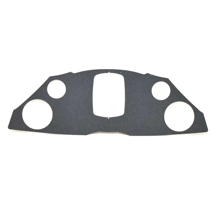 Lowe Boat Blank Gauge Panel 21198 | 23 x 7 1/2 Inch Carbon Fiber Popular
