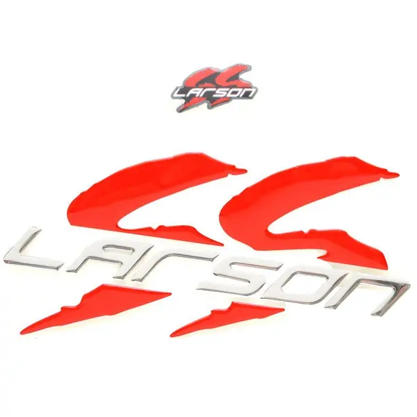 Larson Boat Raised Logo Decal 8634-1502 | All American Red (Kit) Don’t Miss Out