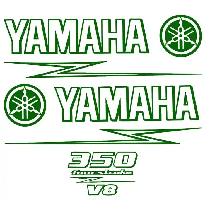 Yamaha Boat Cowling Decal P1042802 | 350 HP Four Stroke V8 (3 PC Kit) Today Only