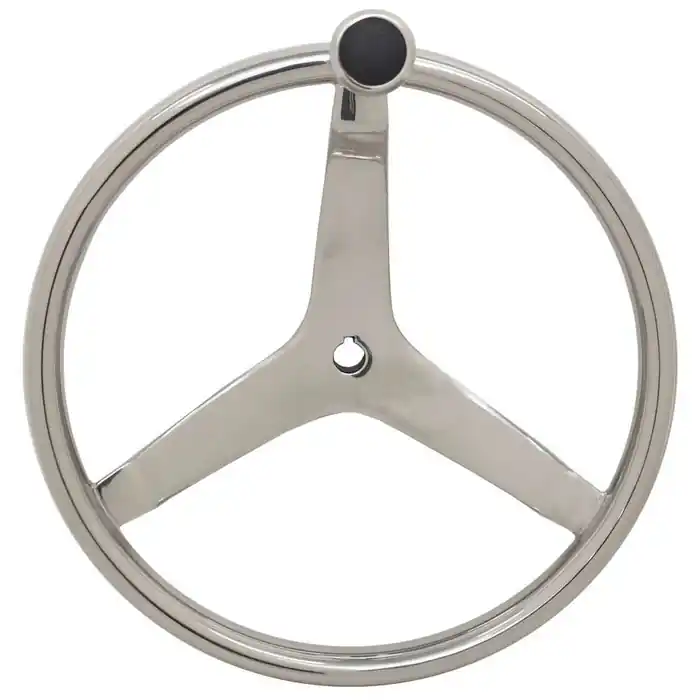 Tracker Boat Steering Wheel 189853 | 13 1/2 Inch w/ Knob Stainless Cheap