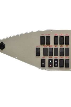 Professional Grade Cruisers Boat Switch Panel V2102000 | 477 Sport Sedan Titanium Silver