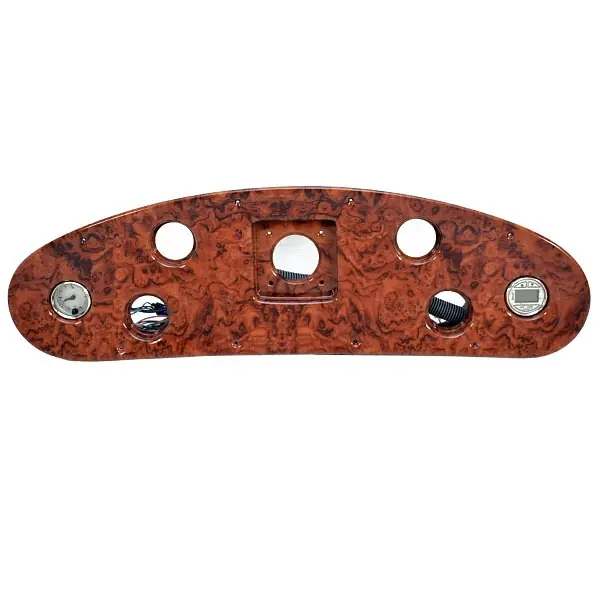 Rinker Boat Gauge Dash Panel | 30 1/2 x 9 Inch Faux Woodgrain Plastic Buy Online