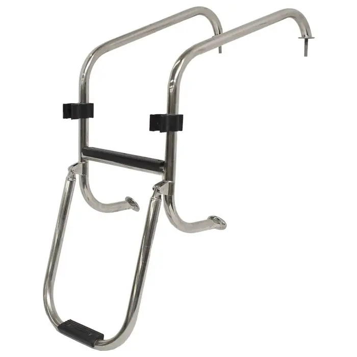 Bass Cat Boat Folding Ladder 49512 | Puma 2009 Stainless Steel 2-Step Direct From Factory