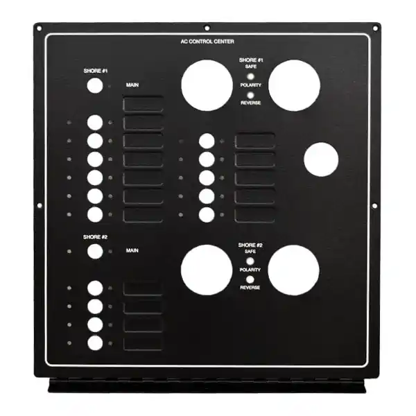 Special Offer Carver Boat Blank Breaker Panel 5765699 | 14 Inch Black Aluminum