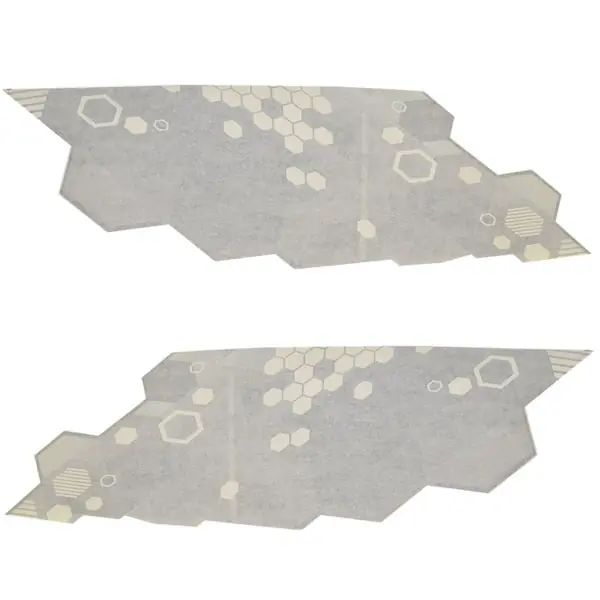 Grab Now Chaparral Boat Hull Graphic Decals 14.00793 | H2O Silver (Set Of 2)