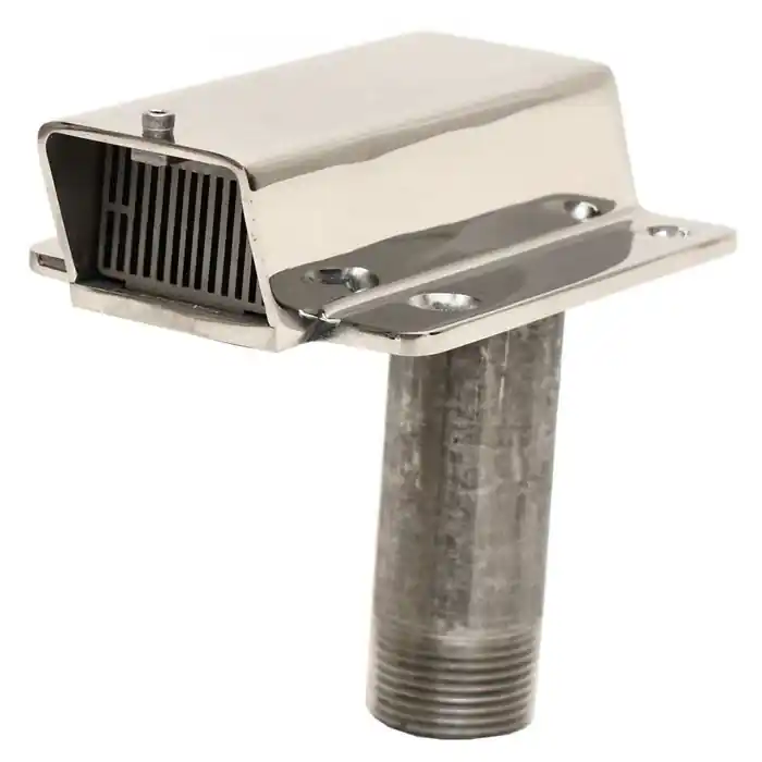 Express Delivery Tracker Boat Water Intake 148789 | Transom Mount 1 1/4 Inch Stainless