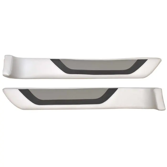 One Day Deal Lund Boat Bolster Backrest Cushions 2099864 | Gray White 50 1/2 Inch