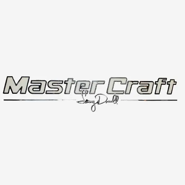 Sammy Duvall Boat Raised Decal 758438 | MasterCraft Ivory/Mirror/Black Price Drop