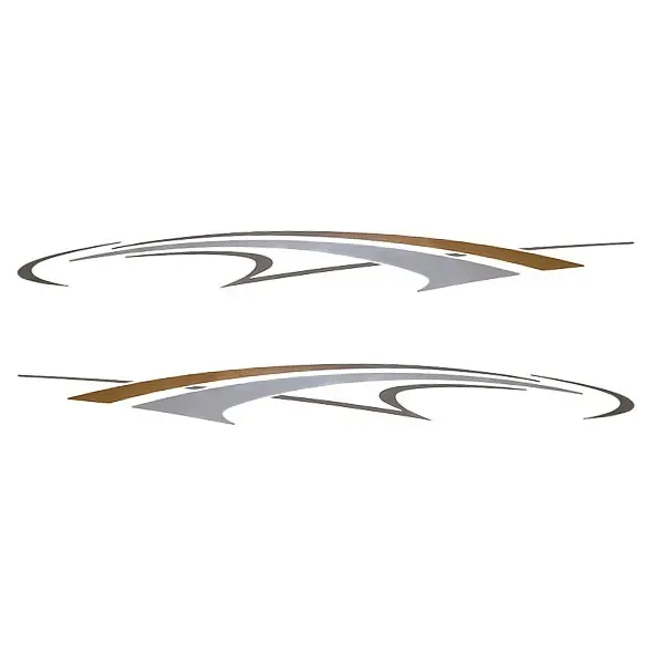Rinker Boat Vinyl Decal VS006801-03-NT / 218380 | 84 x 8 1/2 Inch (Set of 2) Latest