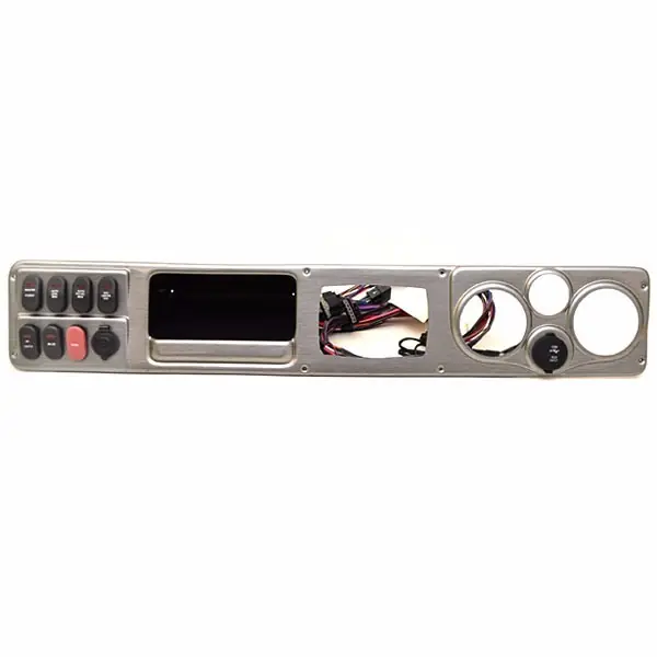 Reduced Price Lund Boat Gauge Switch Panel 2161029 | 33 1/8 x 5 5/8 Silver