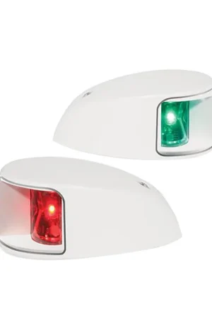 Affordable Hella Marine 980620911 NaviLED Port/Starboard Deck Mount- Clear Lens/White Housing