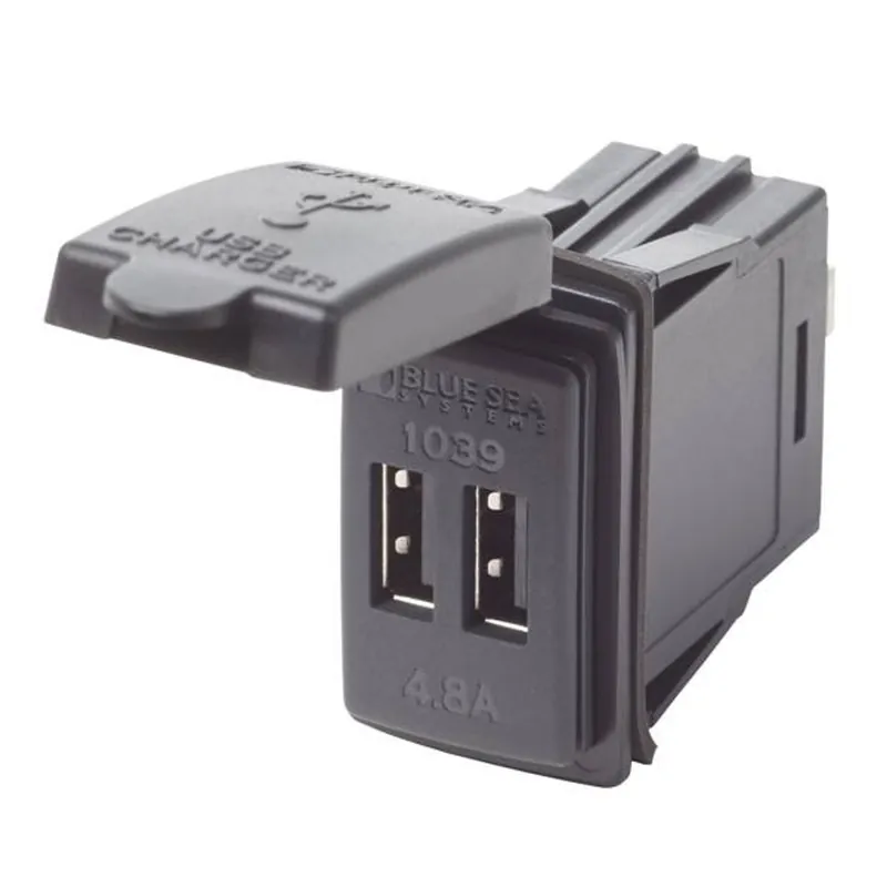 Affordable Blue Sea Fast Charge Dual USB Charger - Switch Mount