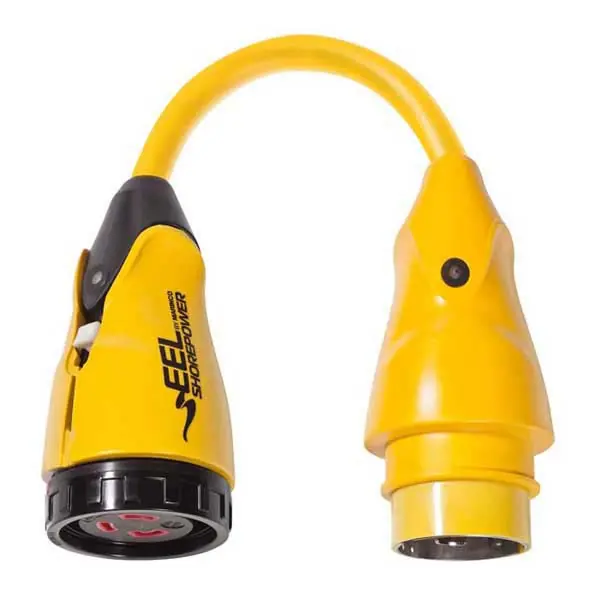 Marinco's EEL Pigtail Shore Power Adapter 50A Dock-30A Boat Genuine