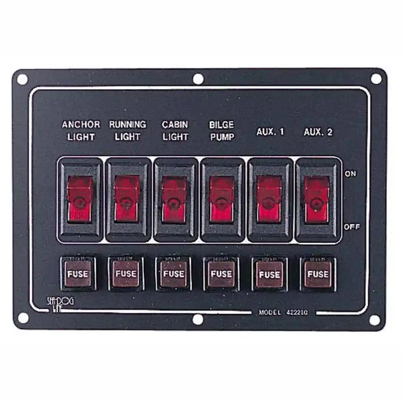 Order Now Sea Dog Aluminum Horizontal Switch Panel