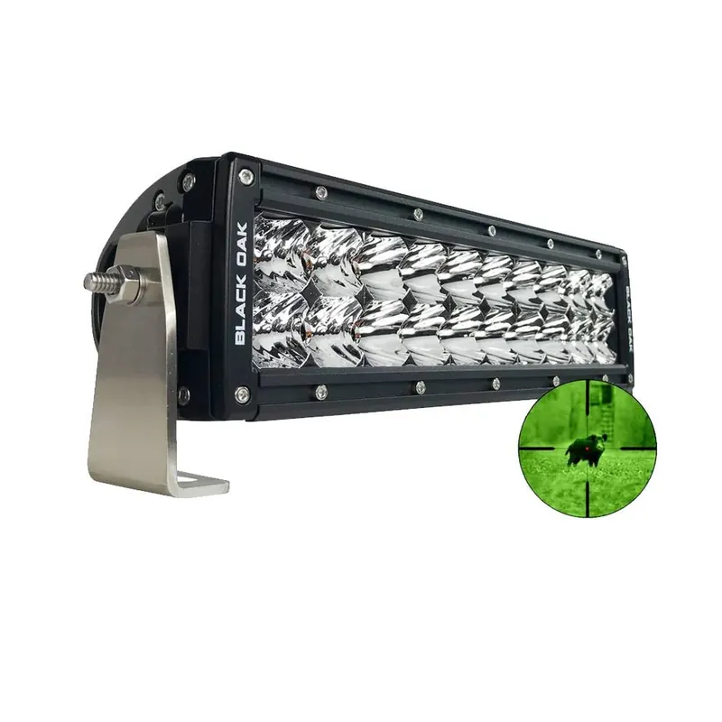 Black Oak 10IR-850 Pro Series Double Row Combo Infrared 10" 850nm Light Bar - Black Factory Price