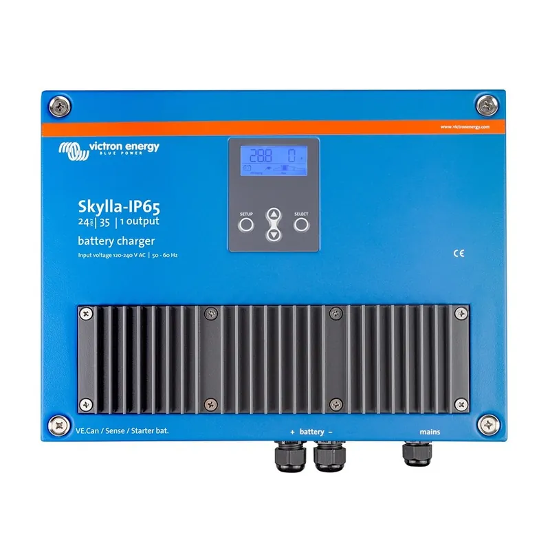 Victron SKY024035000 Skylla-IP65 24/35 1+1 120-240VAC Battery Charger Time-Limited