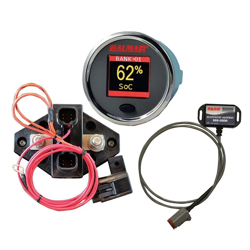 Money Back Guarantee Balmar SG210 Battery Monitor Kit w/Display Shunt Gateway