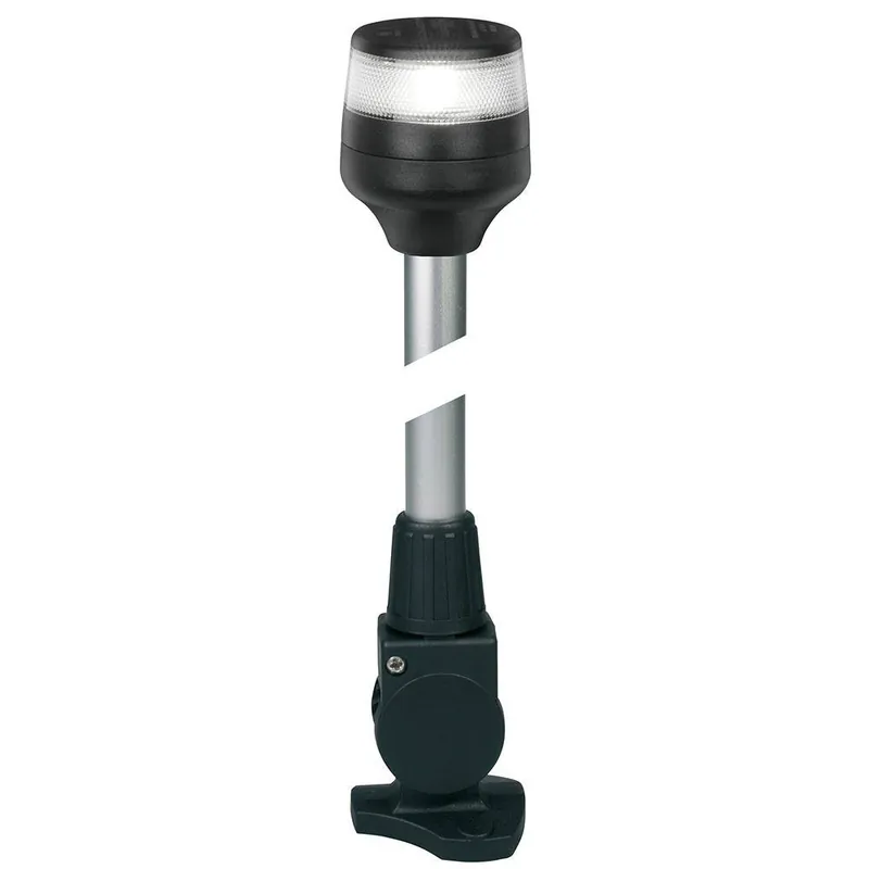 Top Pick Hella Marine 980960301 NaviLED Black 360 All Round Lamp- 12" Fold Down Base