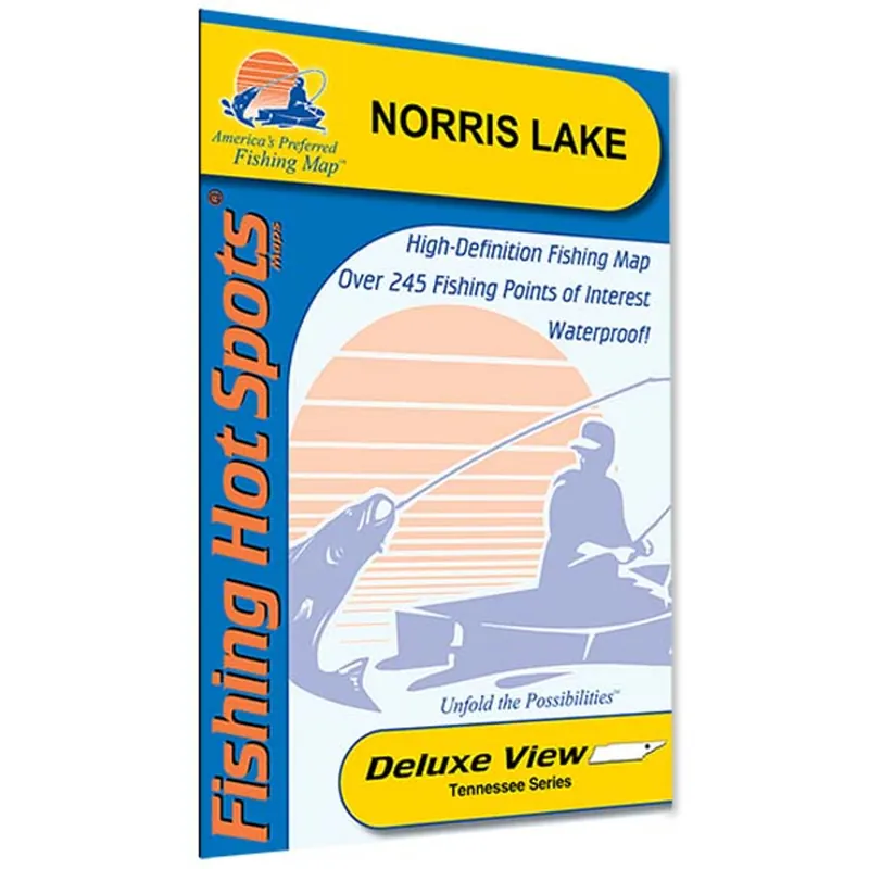Low Price Norris Lake Fishing Map