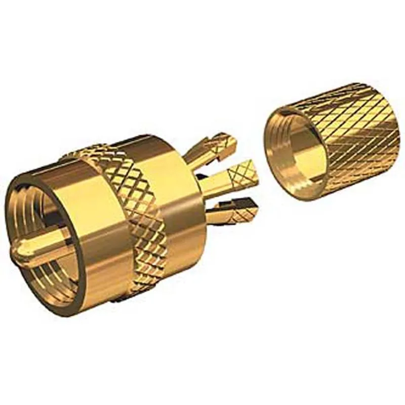 Professional Grade Shakespeare Gold Plated Marine Centerpin Connector