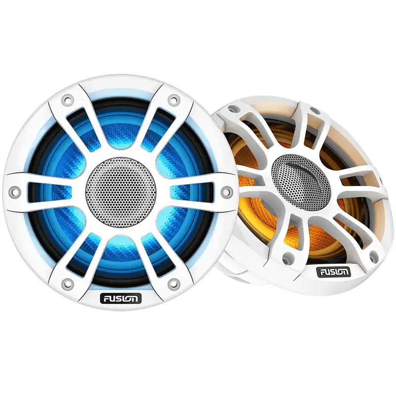 Special Discount Fusion Signature Series 3i 8.8" CRGBW Sports Speakers - White