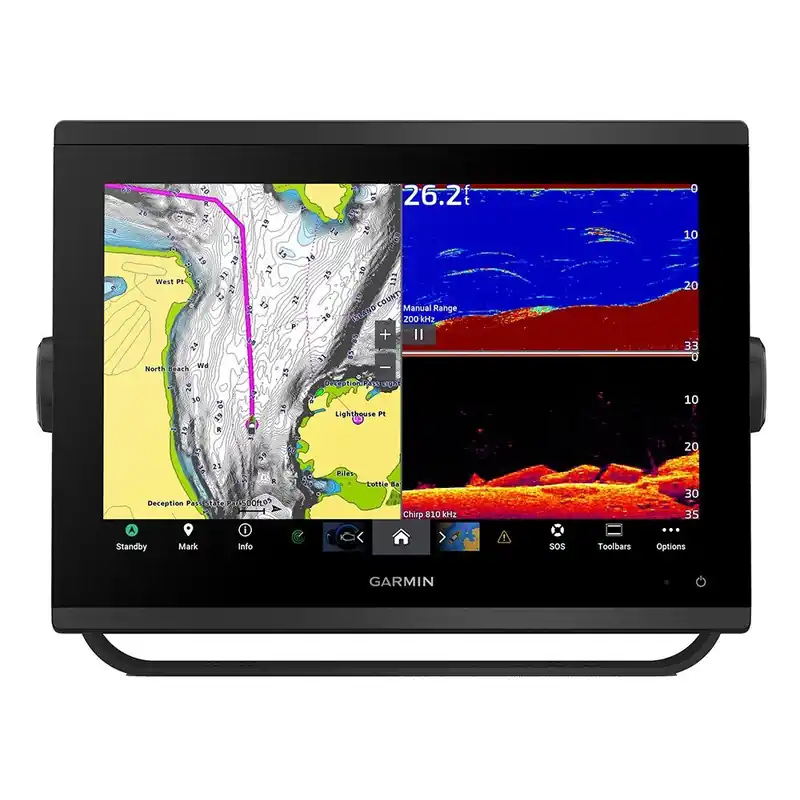 Garmin 010-02367-61 GPSMAP 1243xsv Combo GPS/Fishfinder GN+ Same Day Shipping