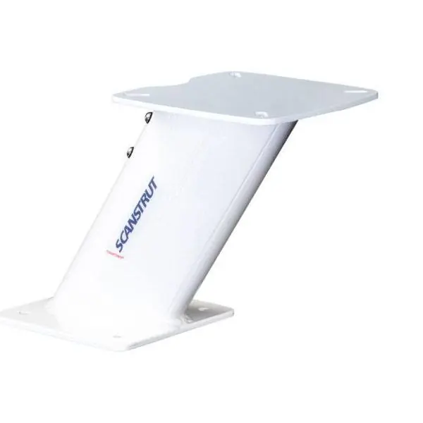 Modern Scanstrut Forward Leaning PowerTower 10" Radar Mount 33° Rake