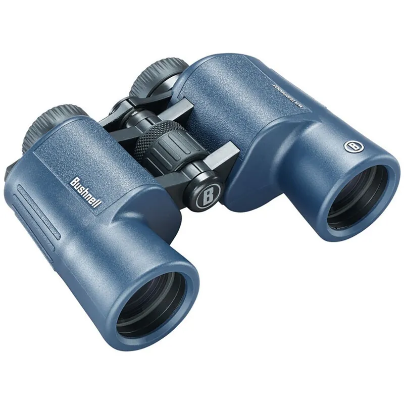 No Minimum Order Bushnell 134212R 12x42mm H2O Binocular - Dark Blue Porro WP/FP Twist Up Eyecups