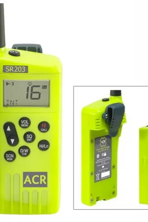 ACR 2827 SR203 GMDSS Survival Radio w/Replaceable Lithium Battery One Day Deal