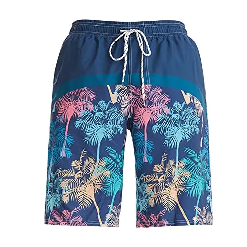 katior Mens Swim Trunks, Quick Dry Swimming Shorts Soft Elastic Boxer Shorts Skinny Athletic Shorts Pack Workout Shorts Sky Blue Fast Shipping