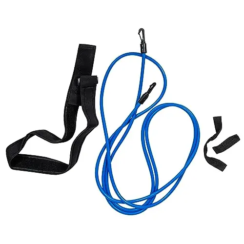 Limited Offer KICHOUSE Resistant Bands 1 Set Swimming Rope Swim Belt Stretch Bands for Exercise Swim Training Kit Kits Back Float Safety Swim Trainer Rope Belt Pool Static Electricity Training Supplies
